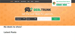 Desktop Screenshot of dealtrunk.com